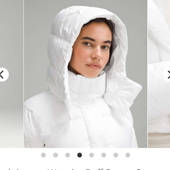 NWT Lululemon Wunder Puff Super-Cropped Jacket White *rare discontinued - Picture 2 of 7